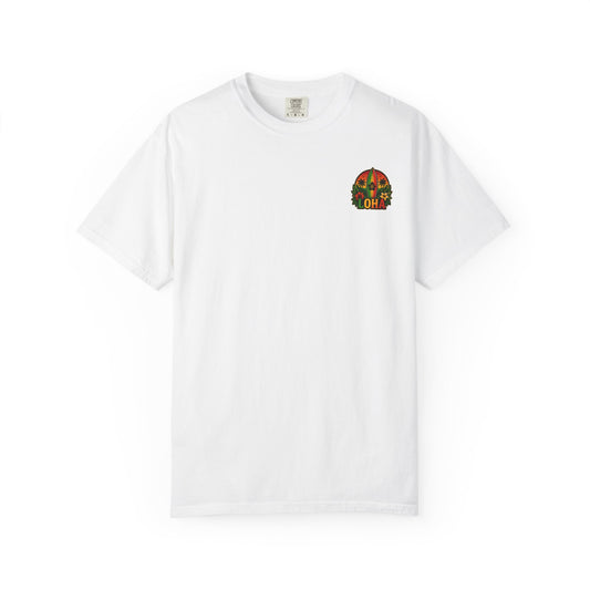 Loha Surf T-Shirt — Tropical Hibiscus Sunset Graphic