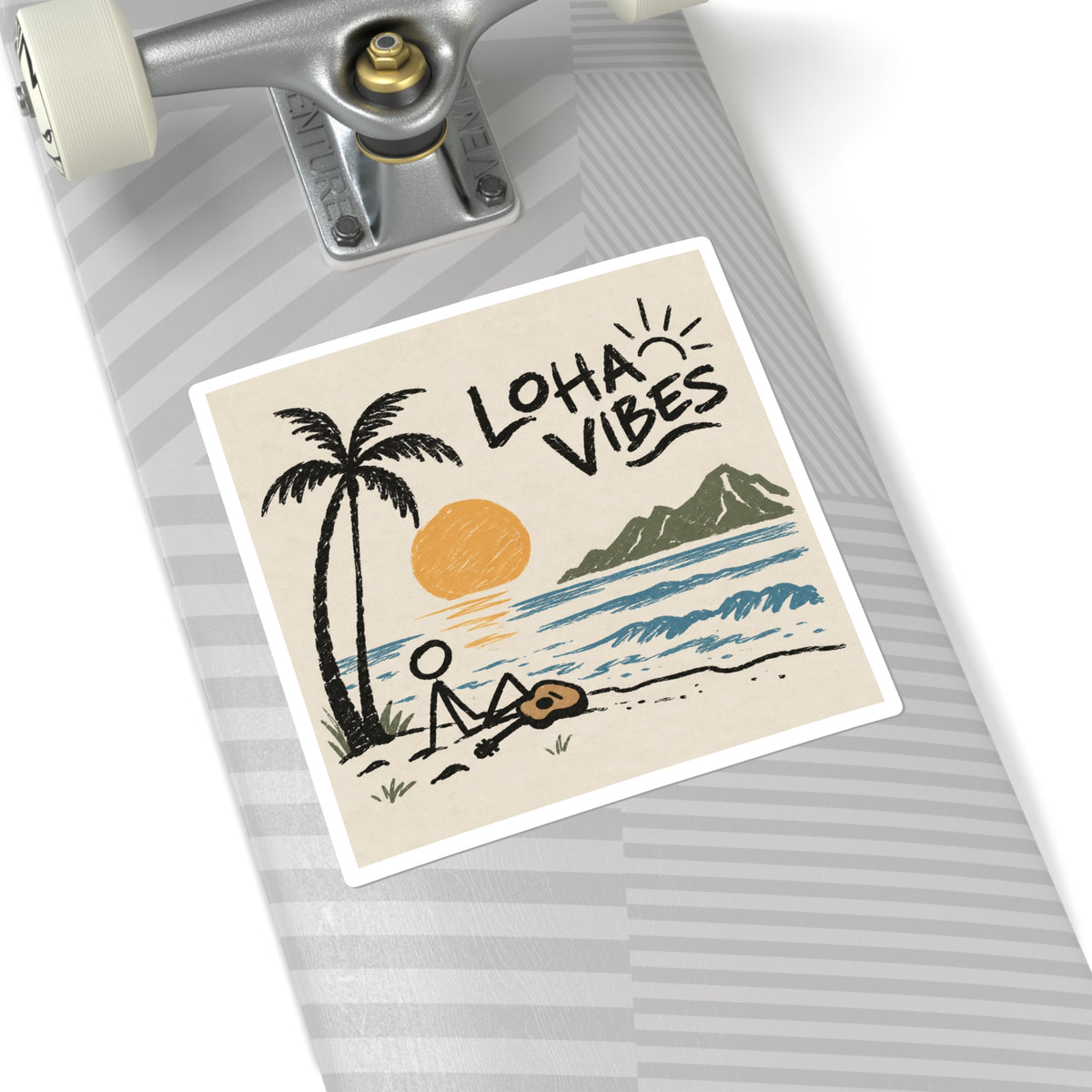 LOHA VIBES Island State of Mind | Glossy Sticker π΄π€