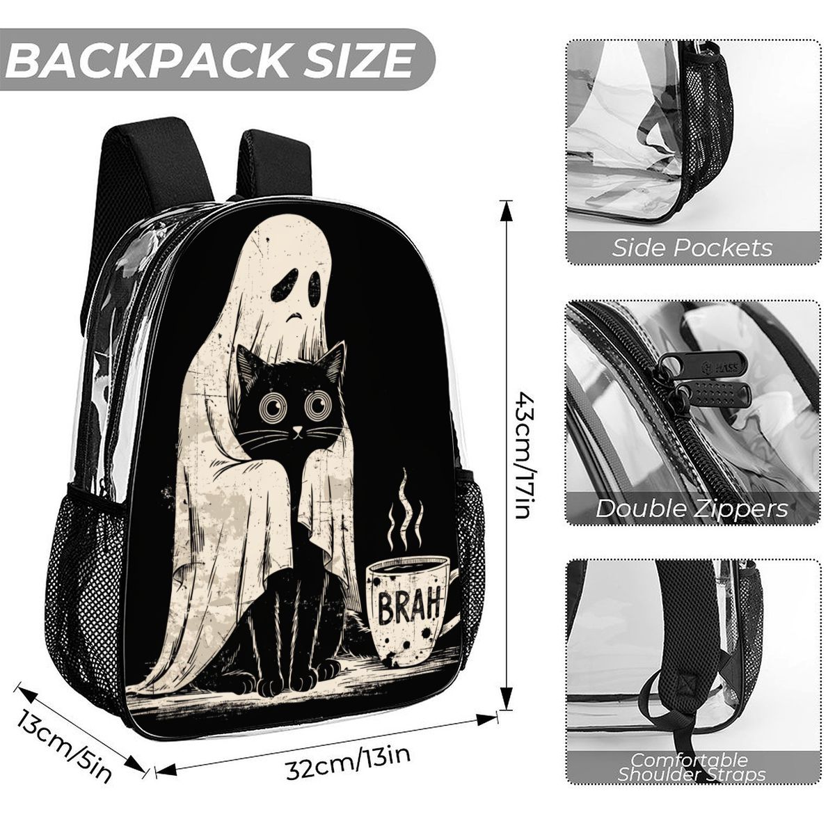 Clear Backpack 3Piece Set