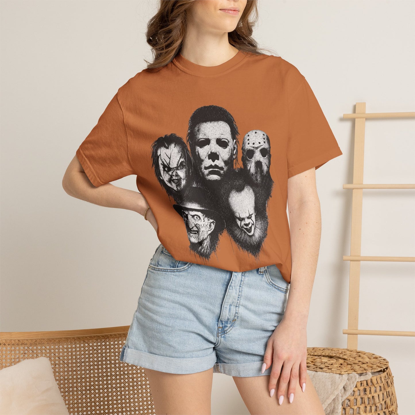 Horror Slasher Masks T-Shirt | Michael Myers, Jason, Freddy, Leatherface