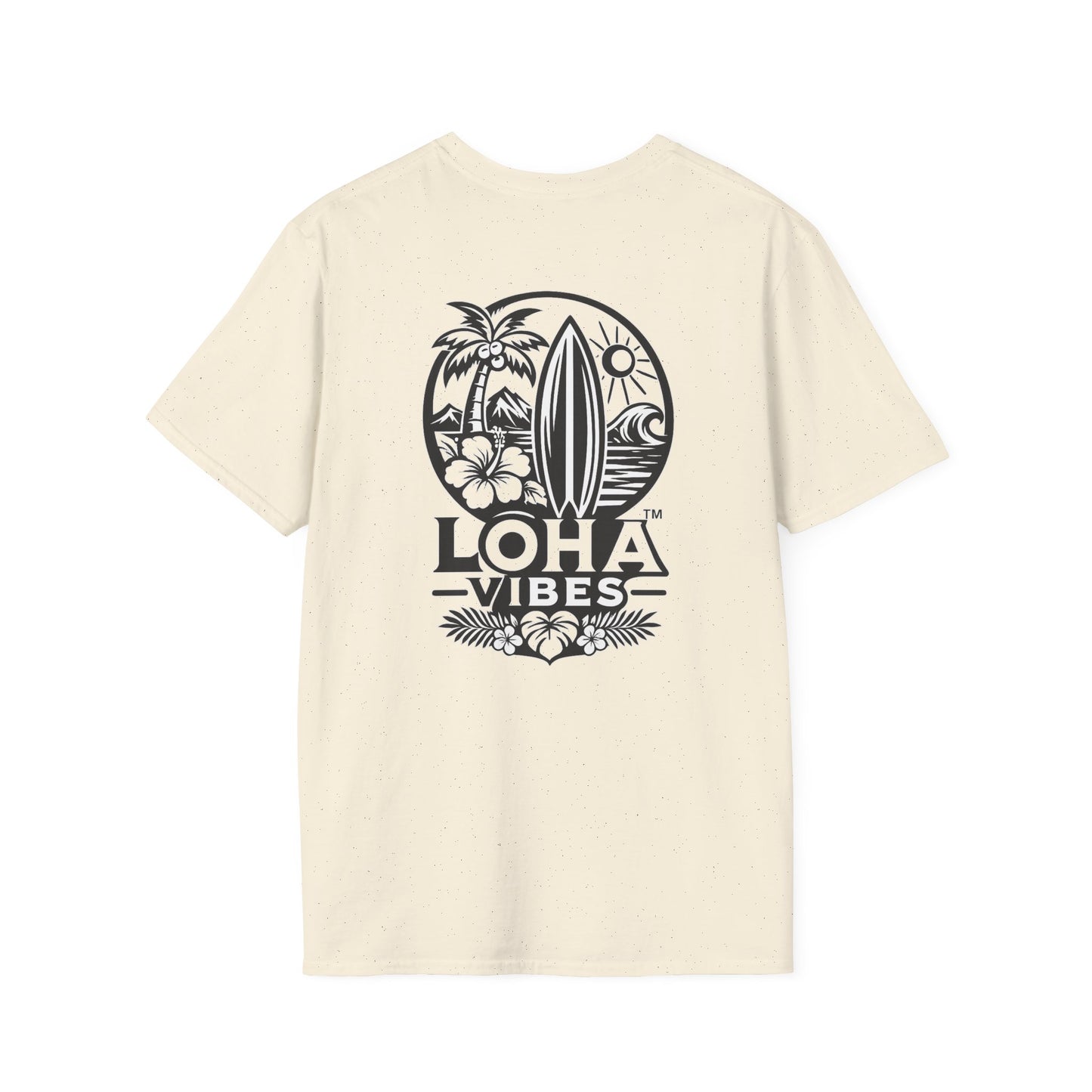 Surf Circle T-Shirt — Loha Surfboard Beach Graphic
