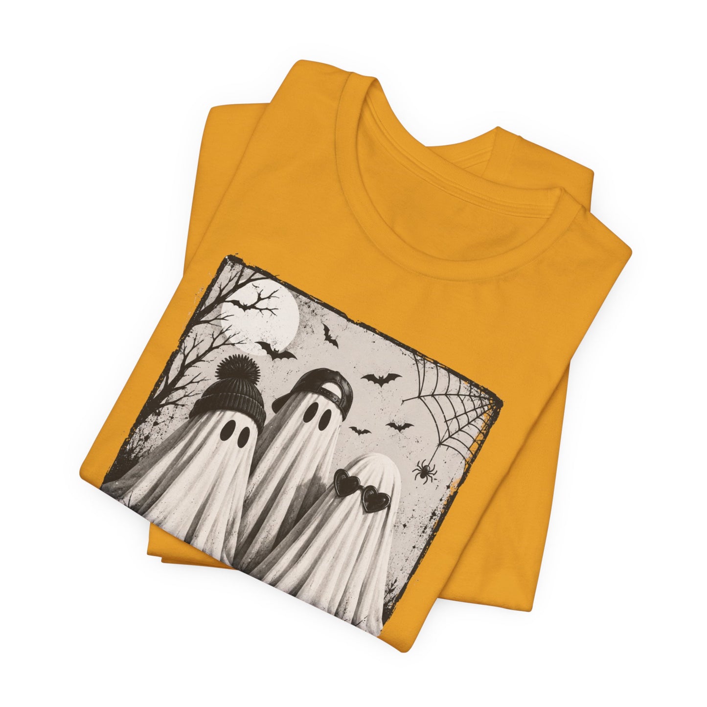 Creep It Real Ghost Graphic Tee — Vintage Halloween T-Shirt