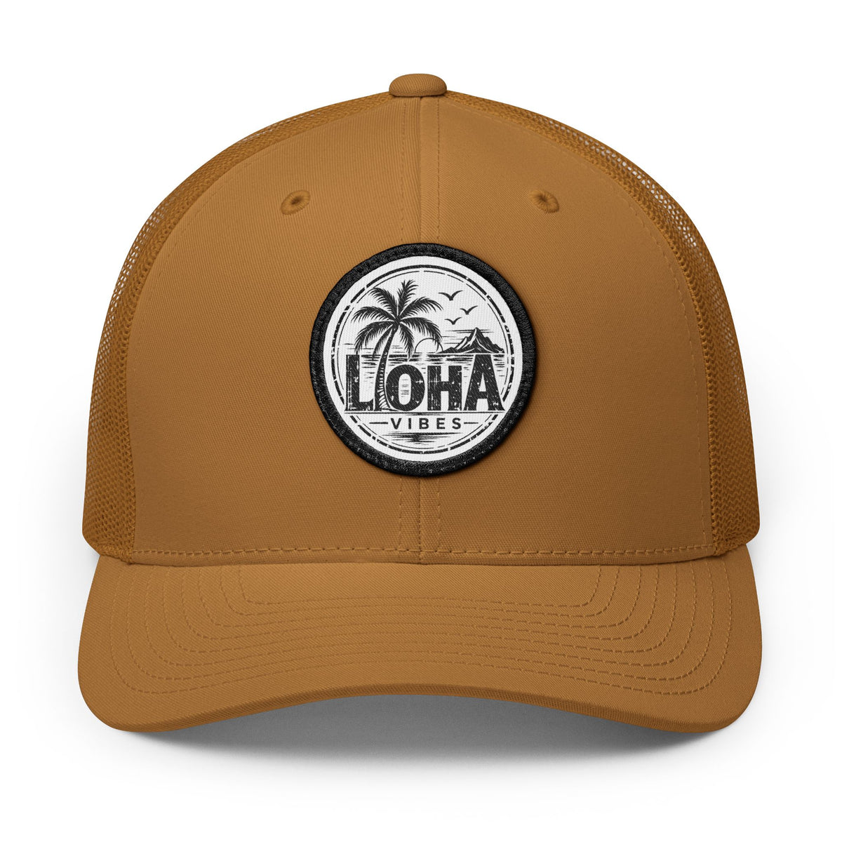 LOHA VIBES | Vintage Island Embroidered Patch Trucker Hat