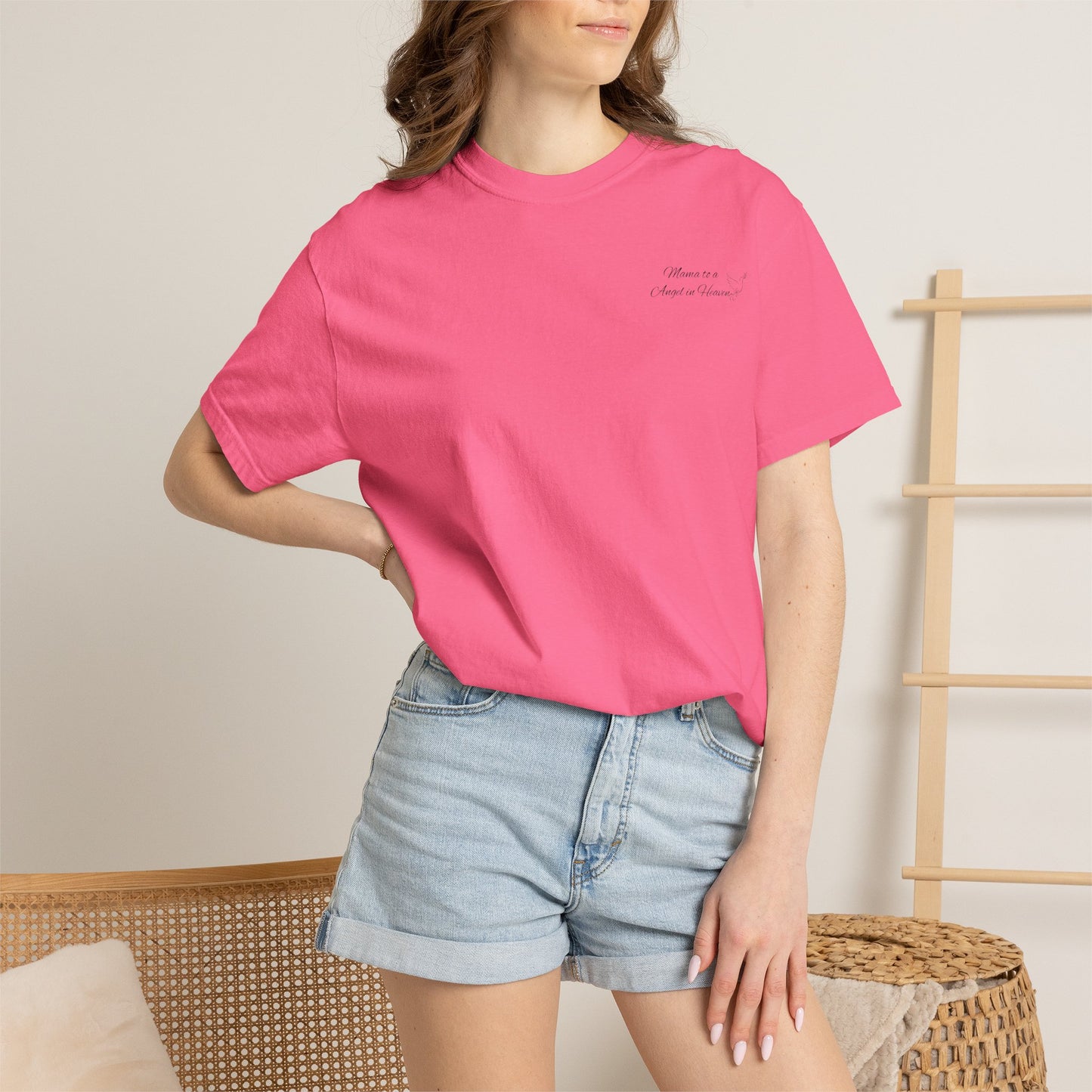 October Child & Pregnancy Awareness T-Shirt — Hawaiian Sunset Awareness Tee