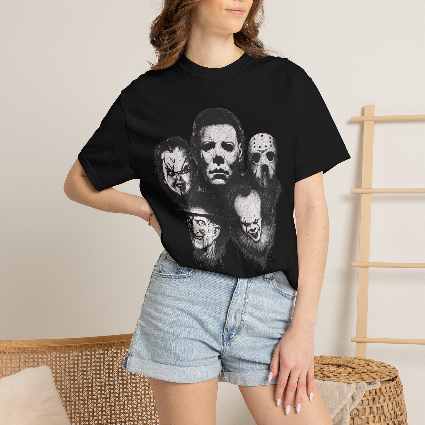 Horror Slasher Masks T-Shirt | Michael Myers, Jason, Freddy, Leatherface