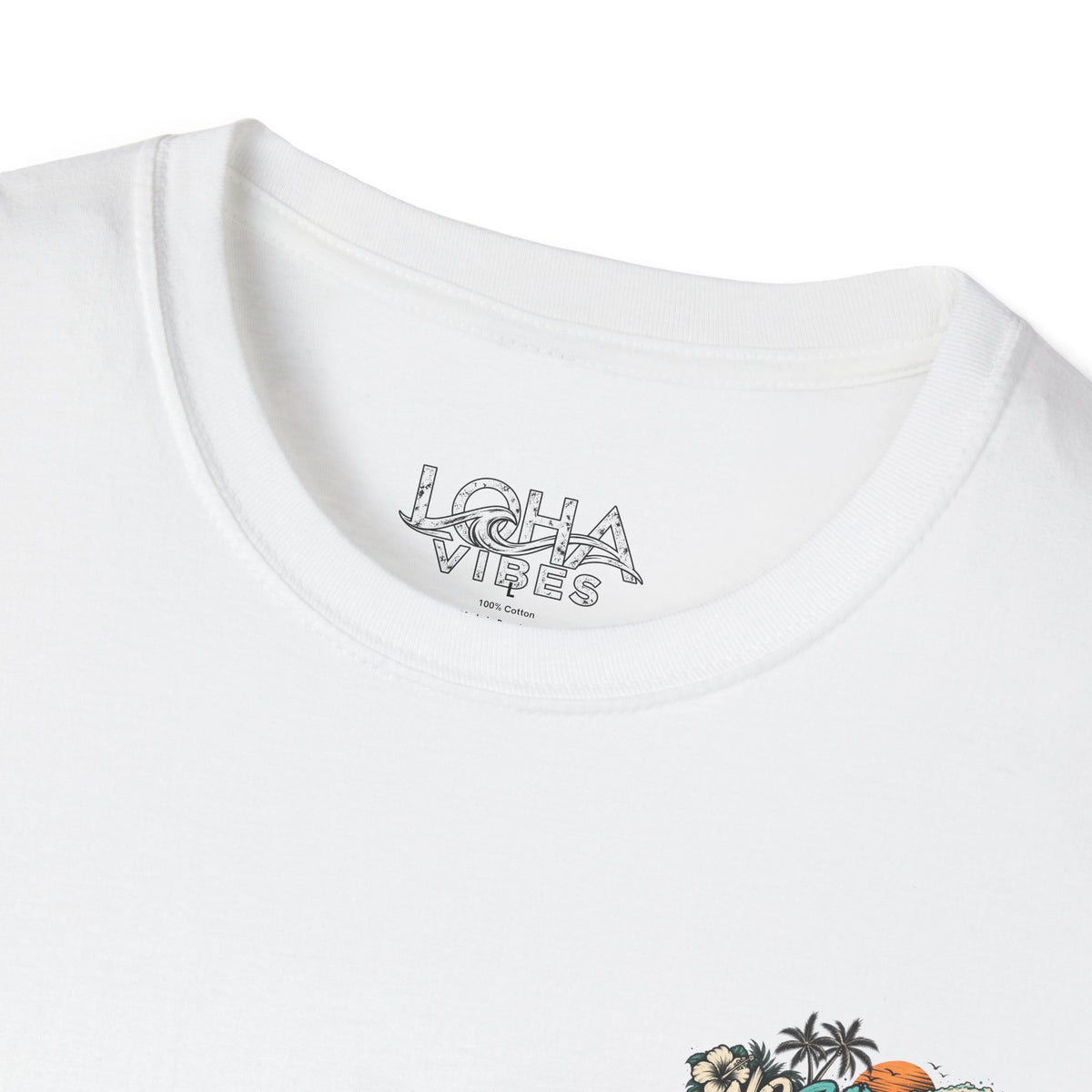 LOHA VIBES - No Bad Tides Beach Vacation T-Shirt