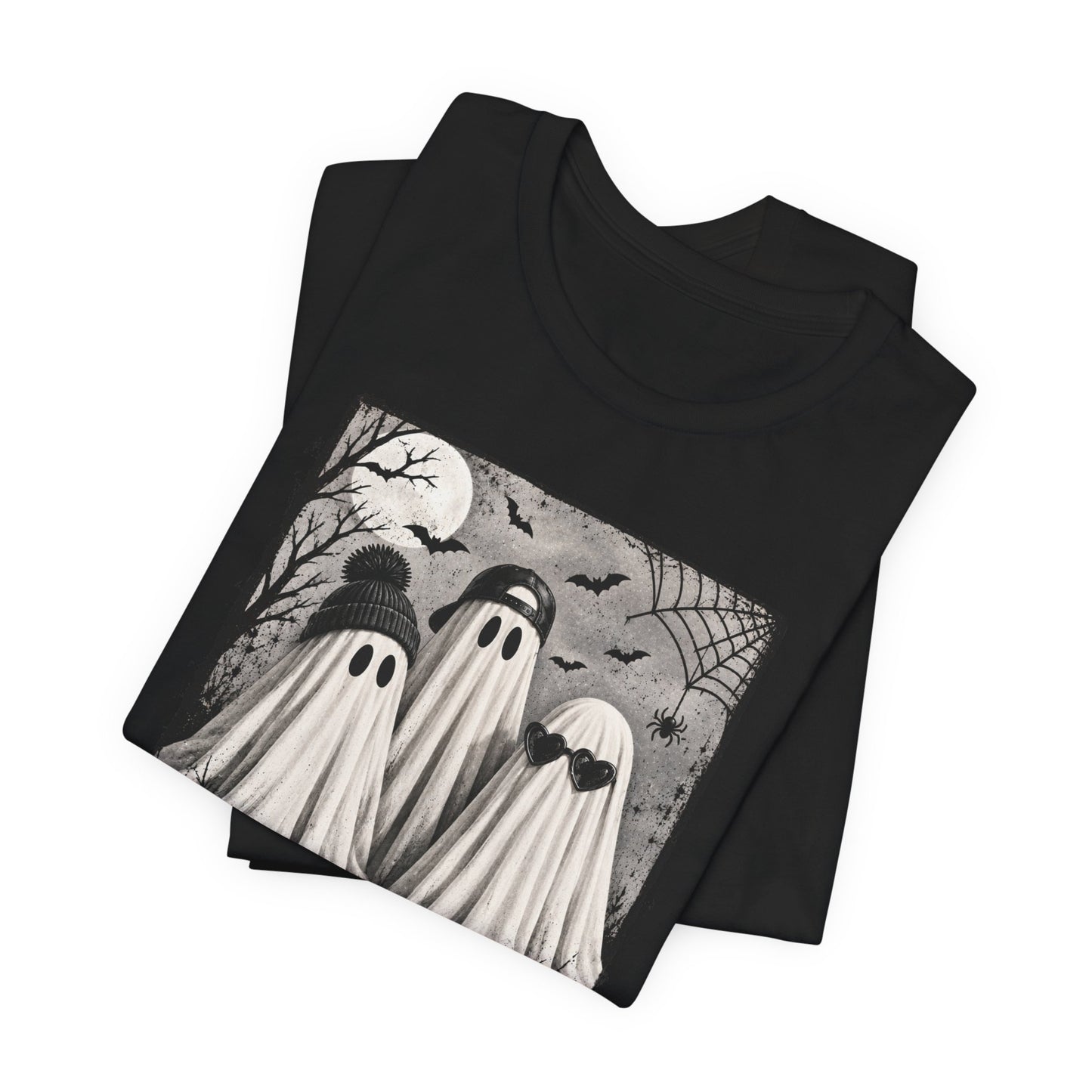 Creep It Real Ghost Graphic Tee — Vintage Halloween T-Shirt