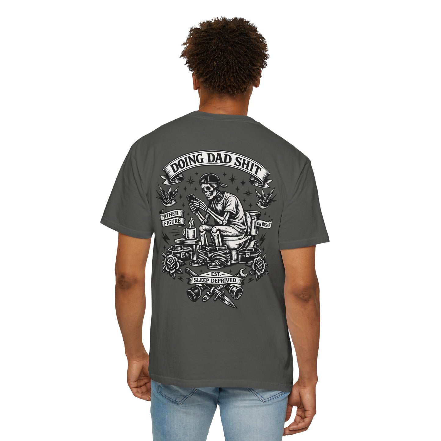 Doing Dad Shit T-Shirt | Dad Life, Retro Tattoo Style