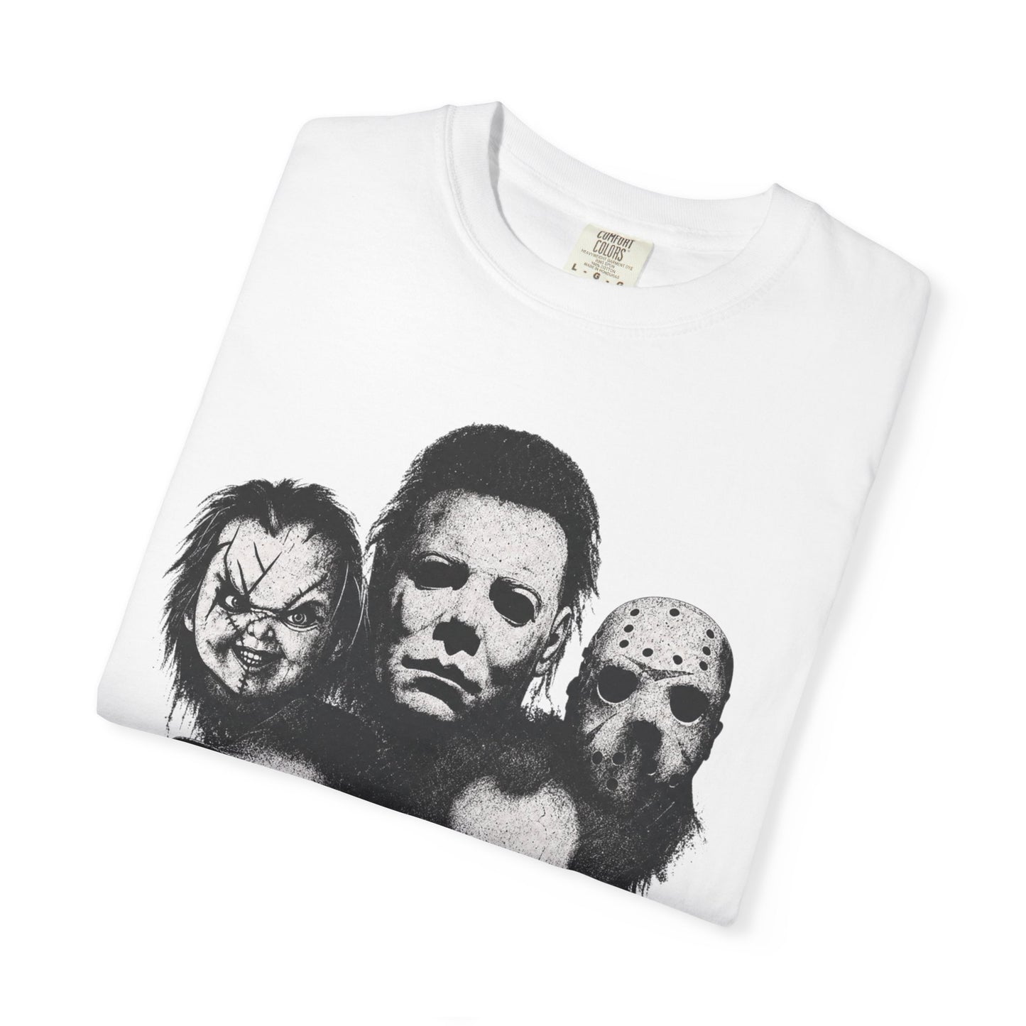 Horror Slasher Masks T-Shirt | Michael Myers, Jason, Freddy, Leatherface