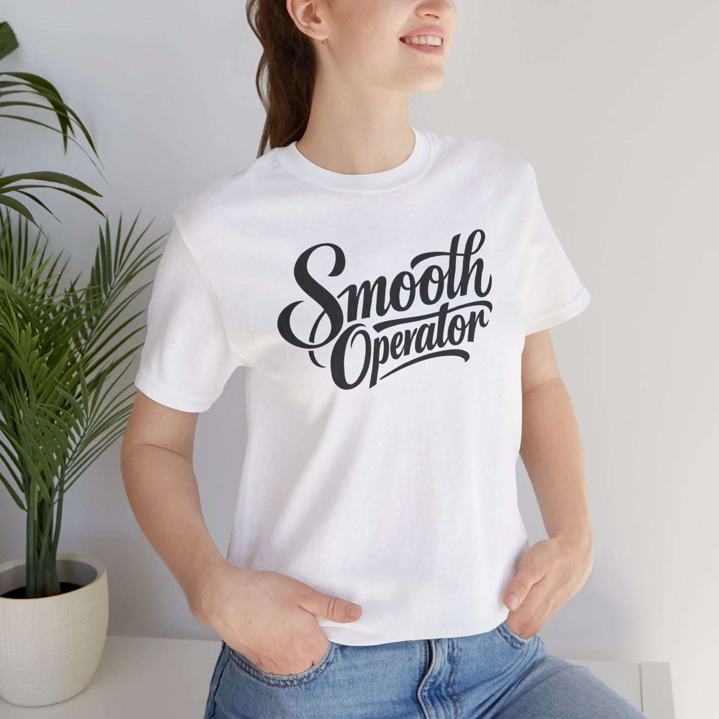 Smooth Operator graphic Tee| Script Typography Tee
