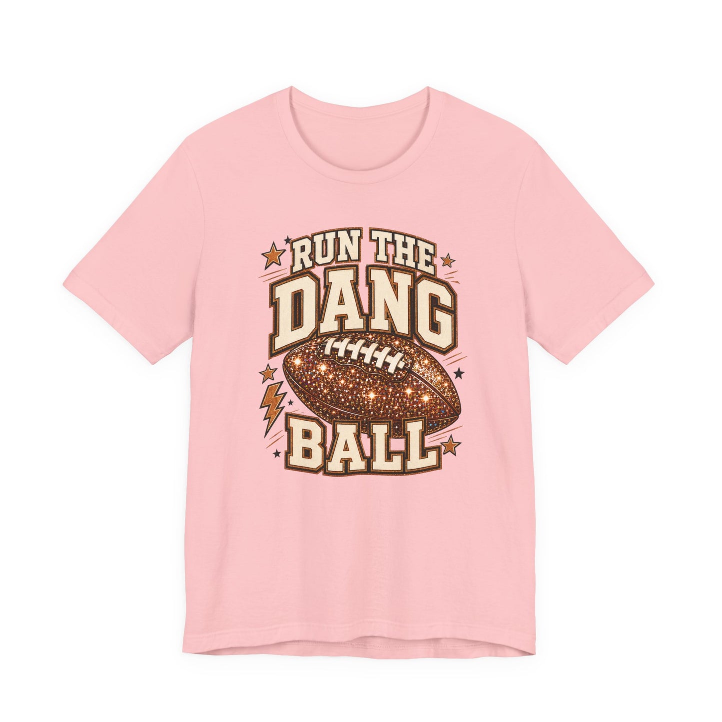 Run the Dang Ball Football T-Shirt — Retro Gridiron Graphic Tee