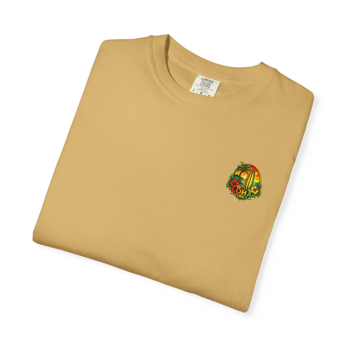 Loha Vibes T-Shirt — Tropical Surf Sunset Tee