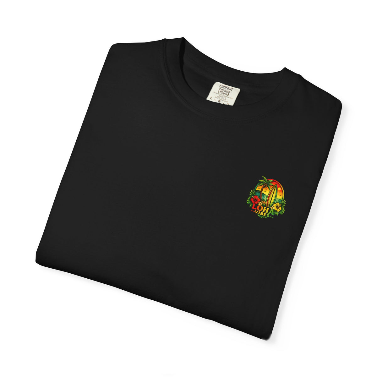 Loha Vibes T-Shirt — Tropical Surf Sunset Tee