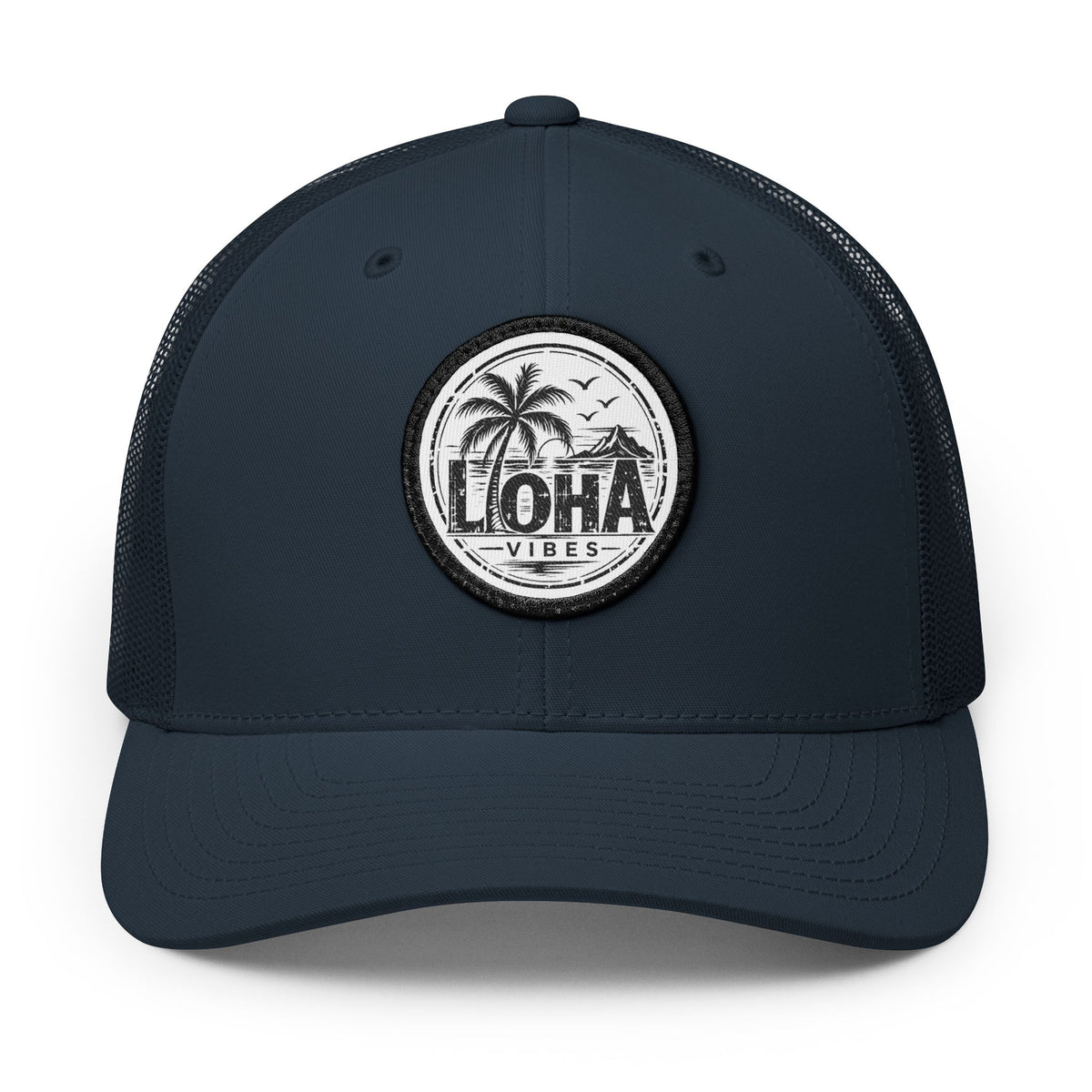 LOHA VIBES | Vintage Island Embroidered Patch Trucker Hat