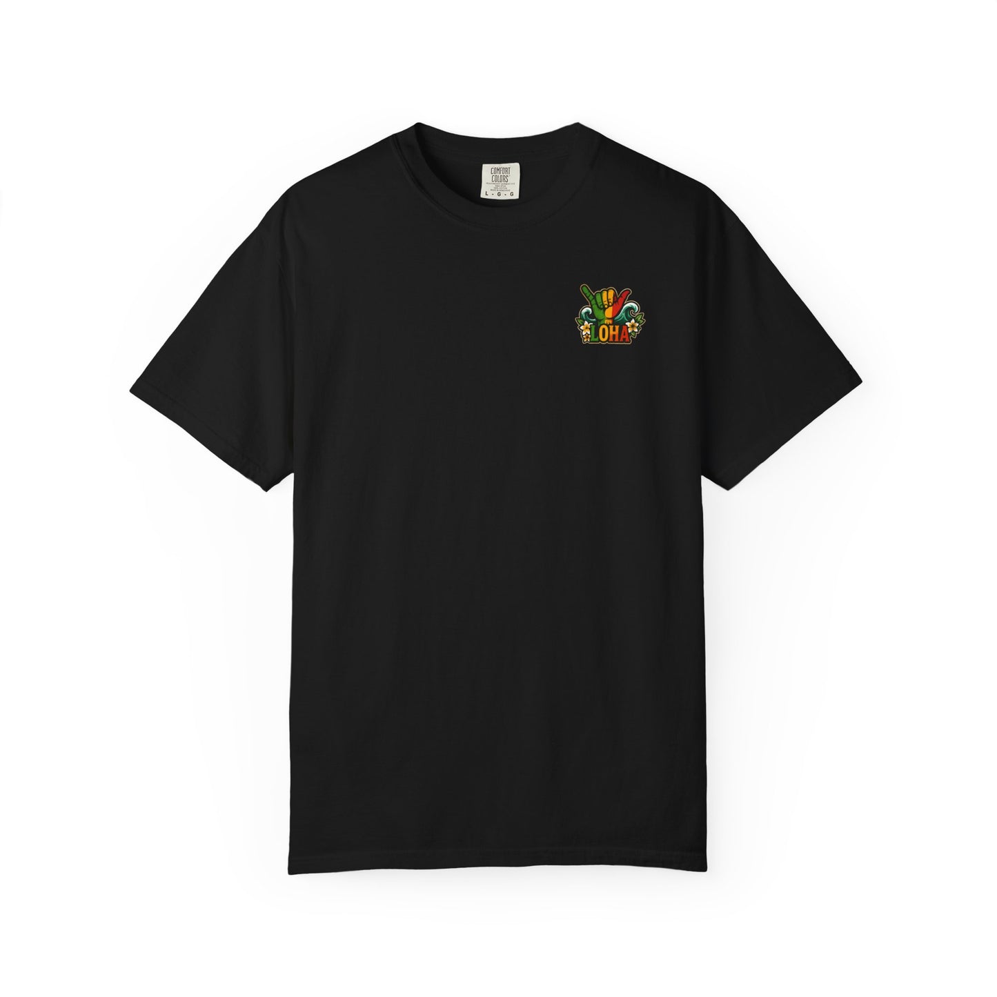 Loha Shaka T-Shirt — Retro Surf Hawaiian Tee with "LOHA" Back Graphic
