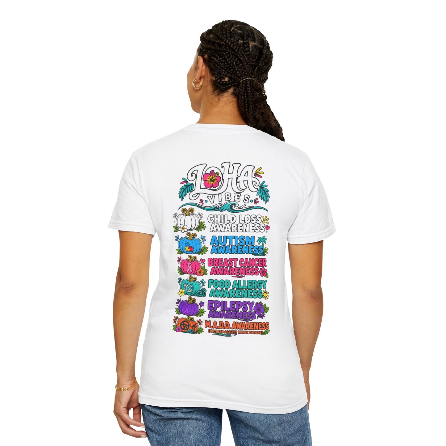 Awareness Pumpkins T-Shirt — Loha Vibes Causes Tee