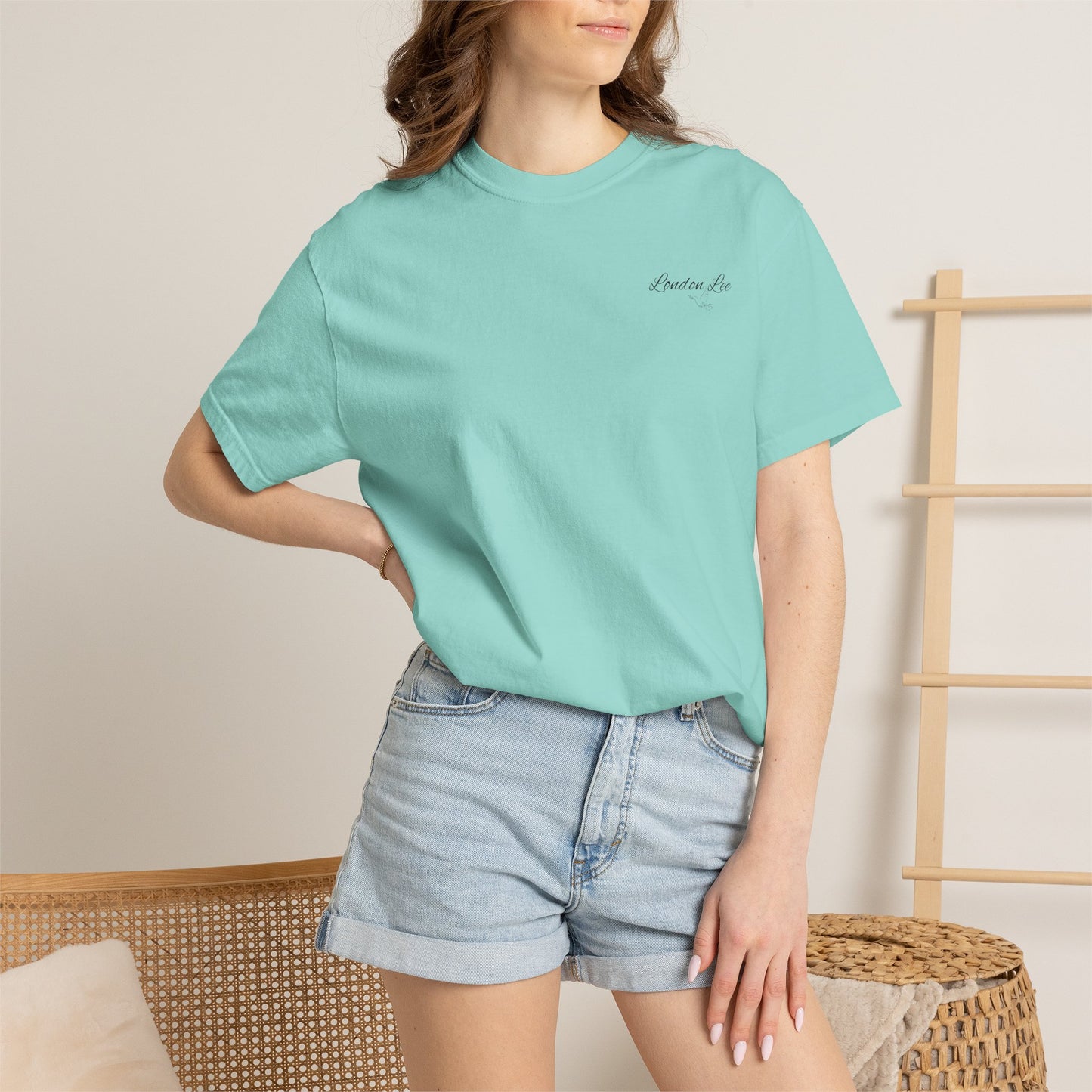 T-Shirt — October Pregnancy & Childloss Awareness Sunset Floral Backprint