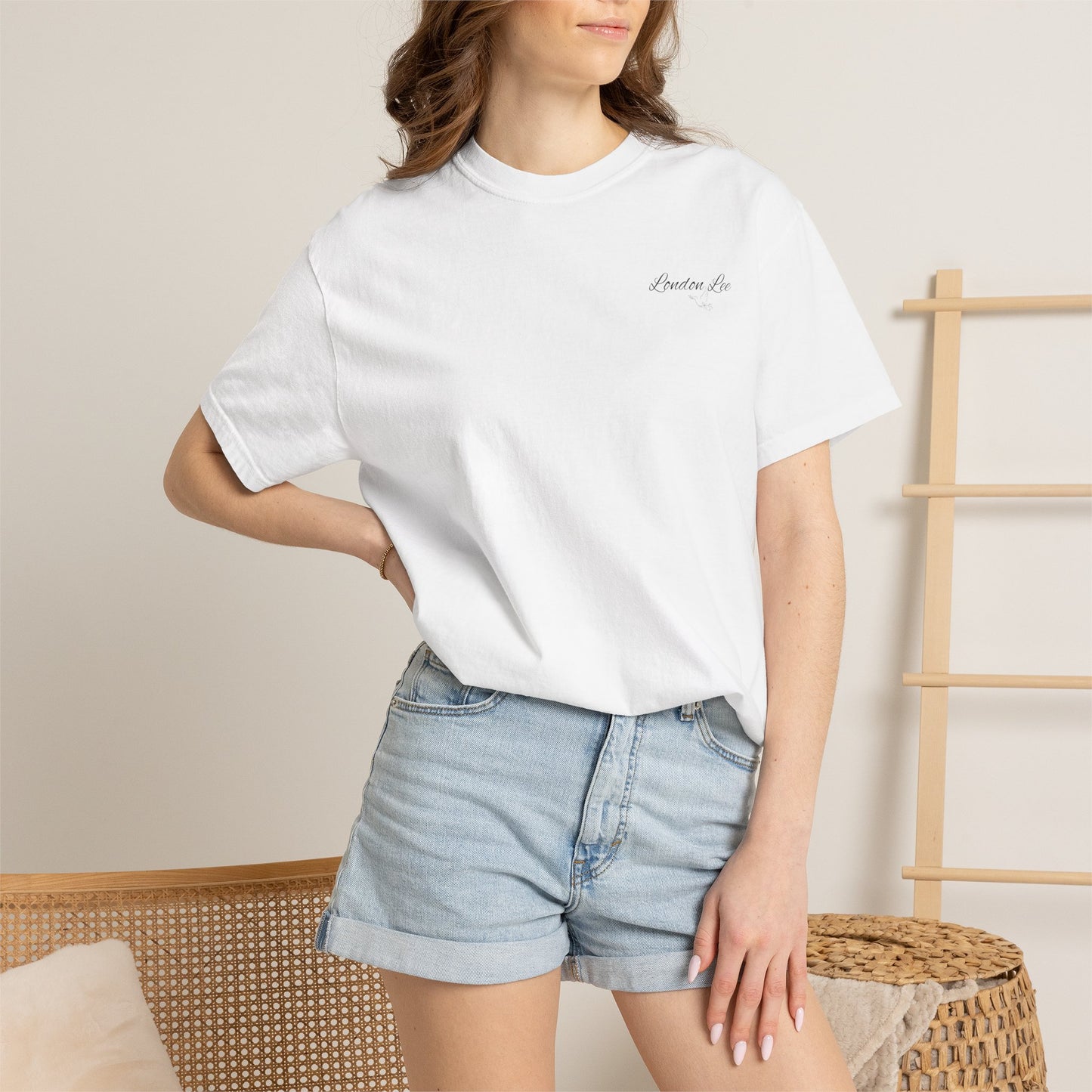 T-Shirt — October Pregnancy & Childloss Awareness Sunset Floral Backprint