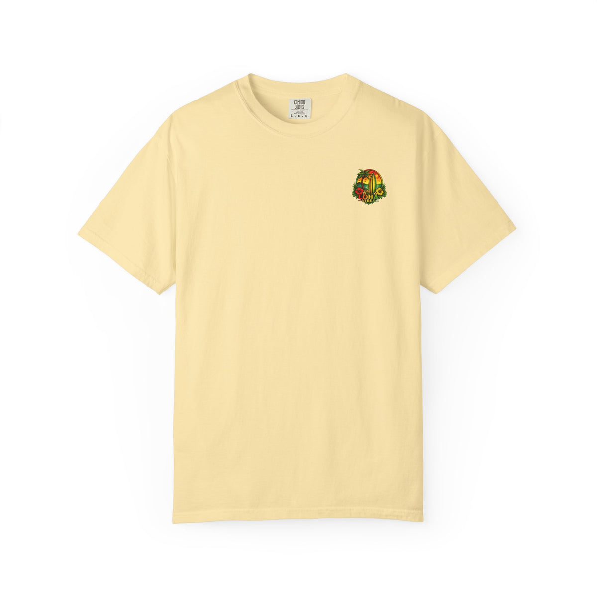 Loha Vibes T-Shirt — Tropical Surf Sunset Tee