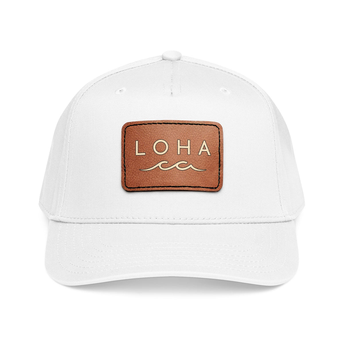 LOHA VIBES | Coastal Drifter Vegan Leather Patch Hat