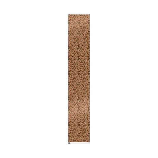 Vintage Christmas Wrapping Paper Roll — Rustic Snowman & Holiday Motifs