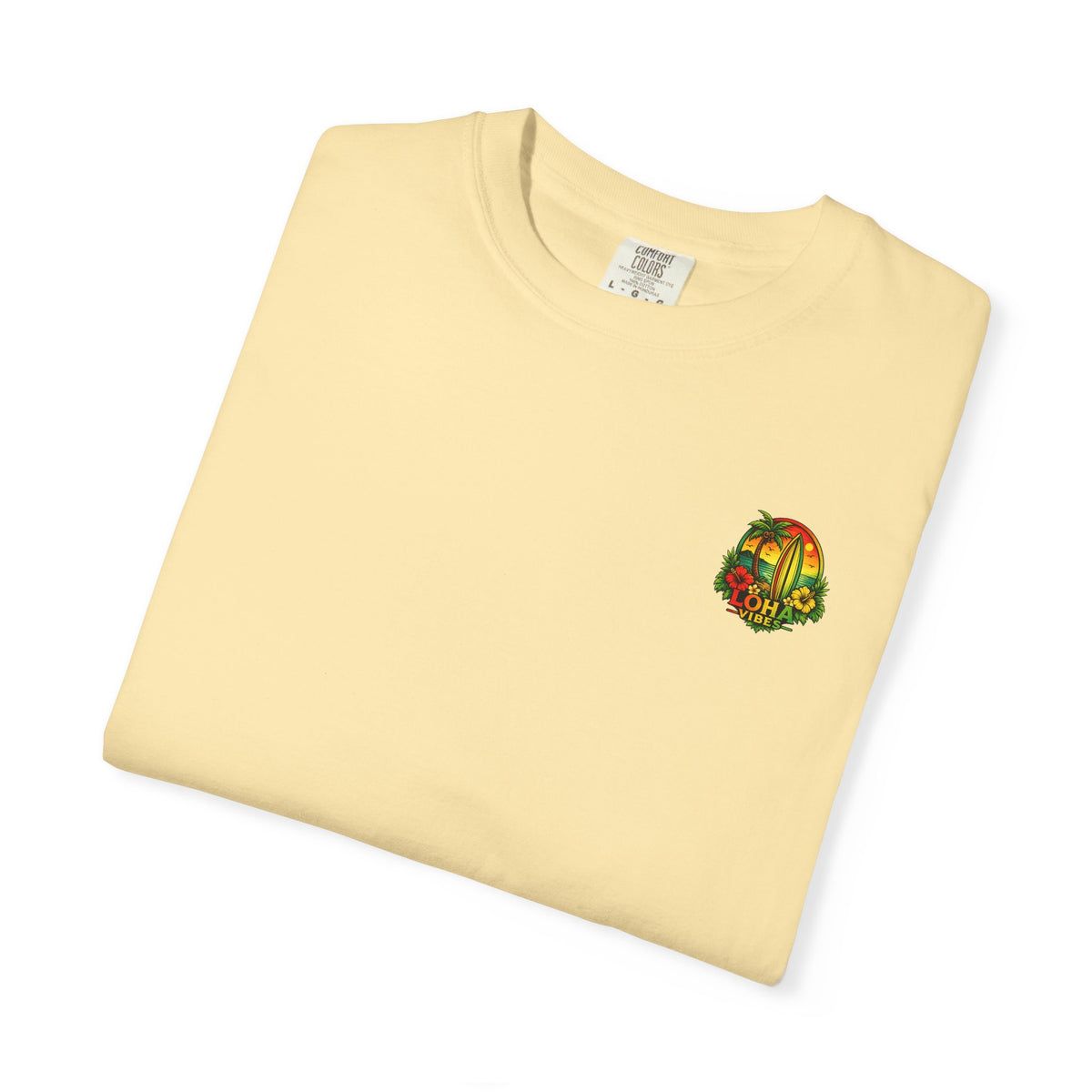 Loha Vibes T-Shirt — Tropical Surf Sunset Tee