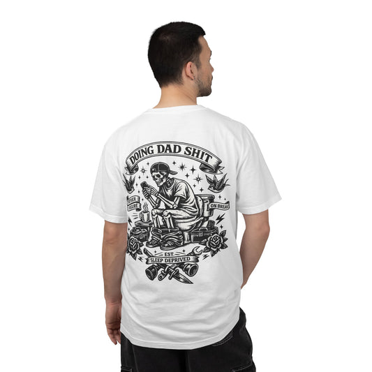 Dad Life T-Shirt — "Doing Dad Shit" Vintage Skull Dad Graphic Tee