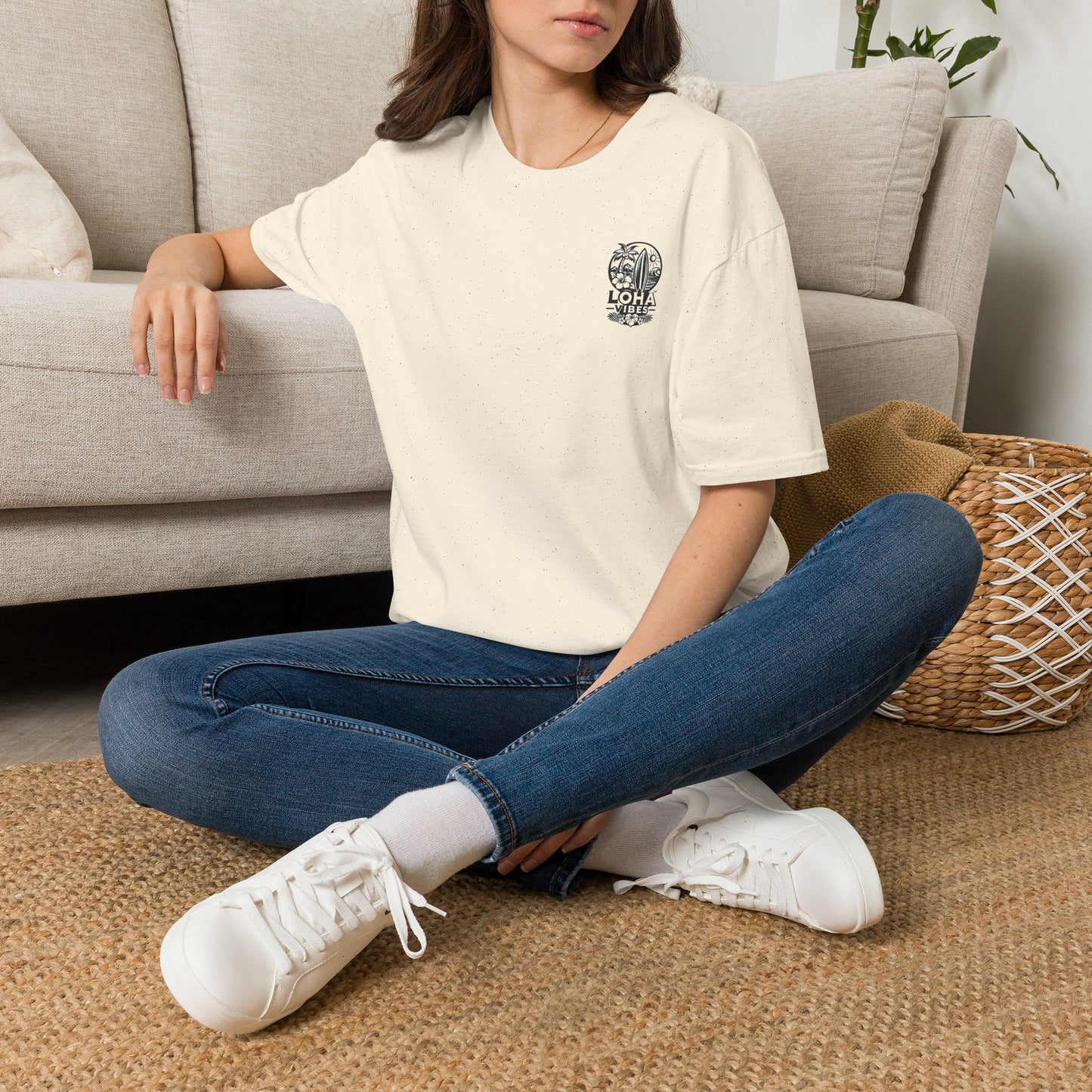 Surf Circle T-Shirt — Loha Surfboard Beach Graphic