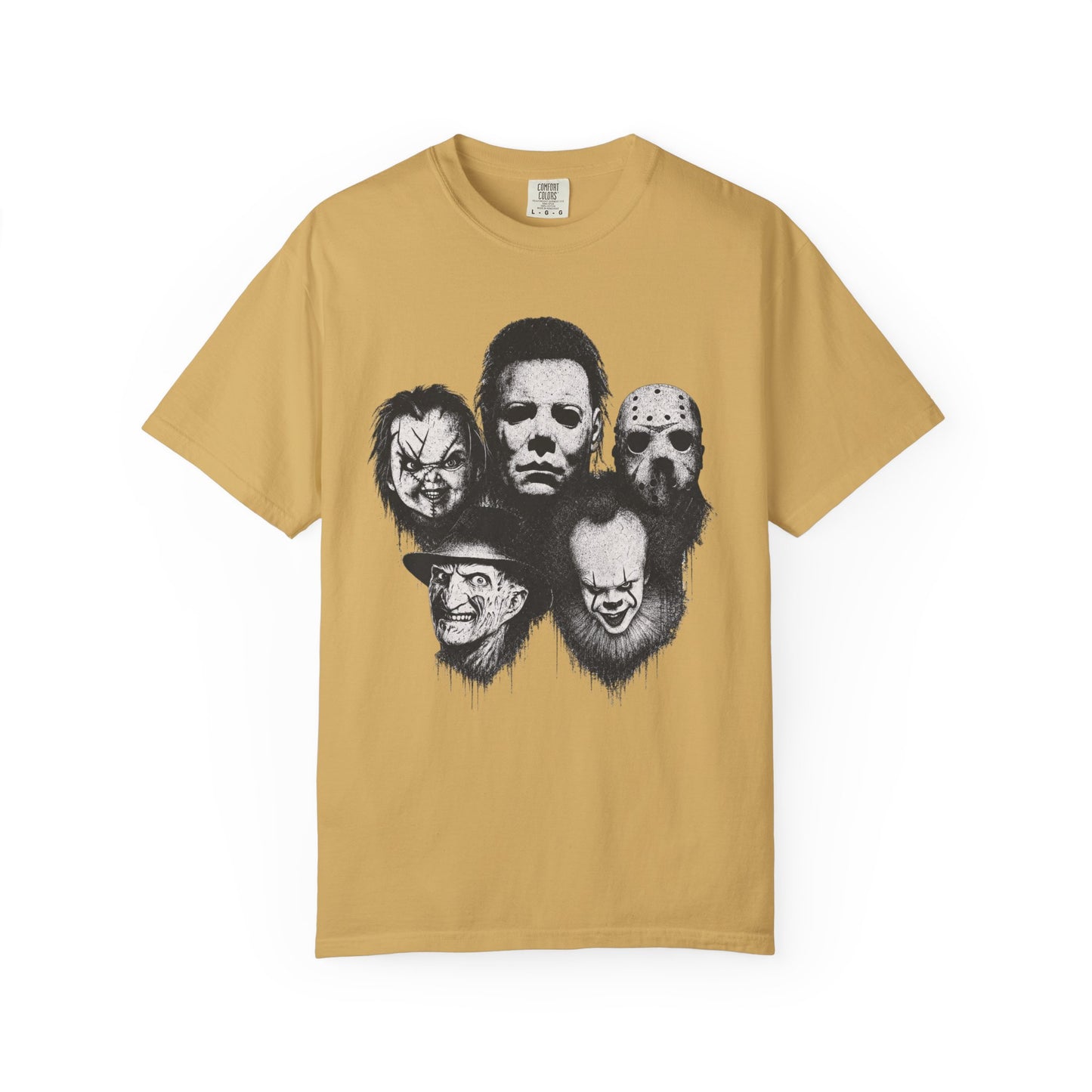 Horror Slasher Masks T-Shirt | Michael Myers, Jason, Freddy, Leatherface