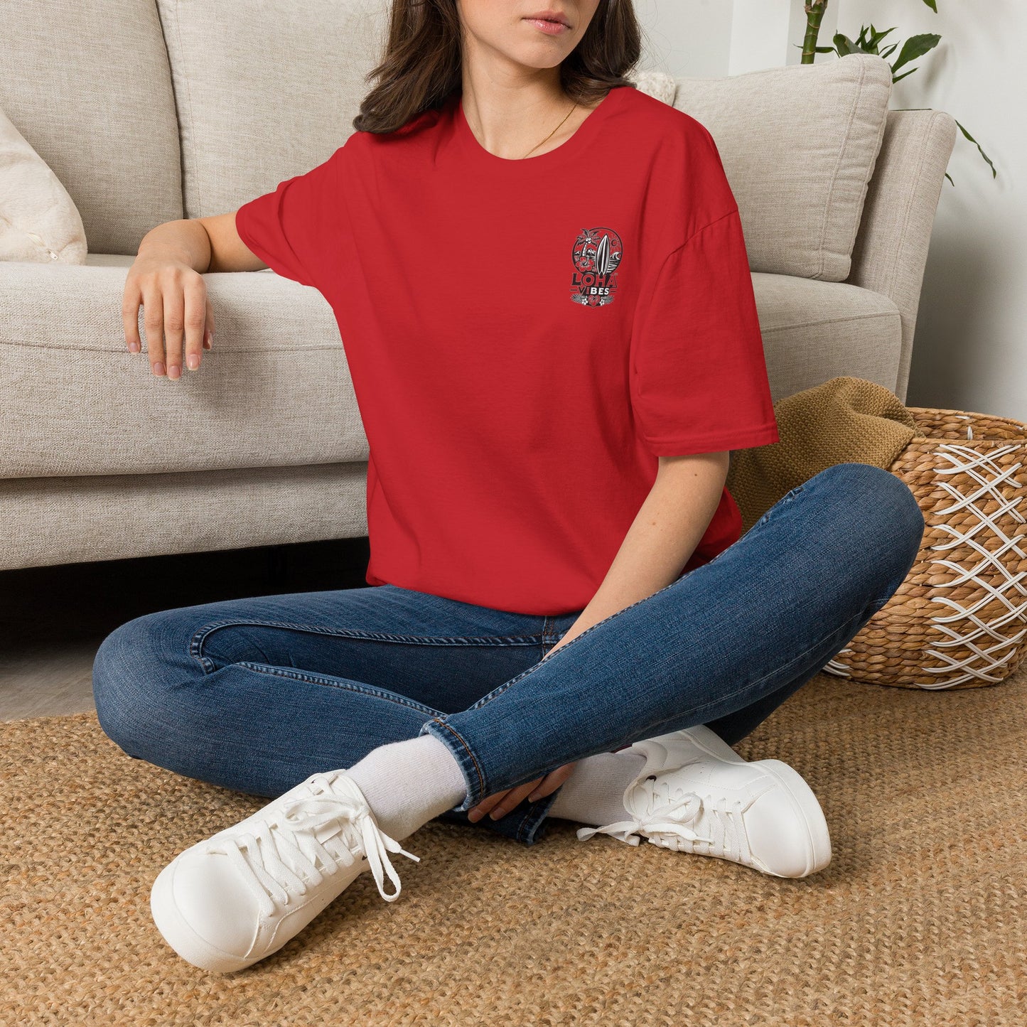 Surf Circle T-Shirt — Loha Surfboard Beach Graphic