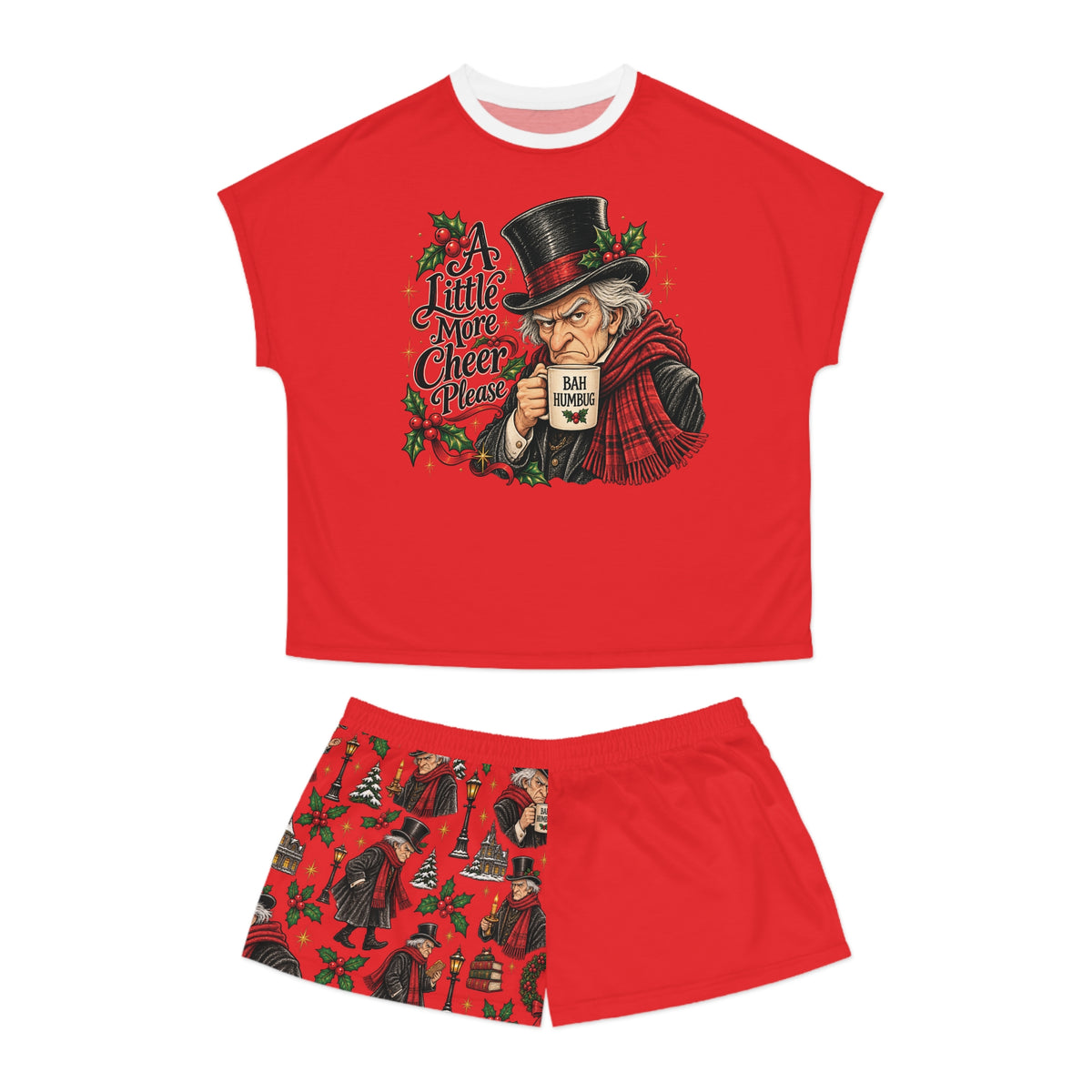 Merry & Moody Christmas Pajama Short Set | Journey London & Co.