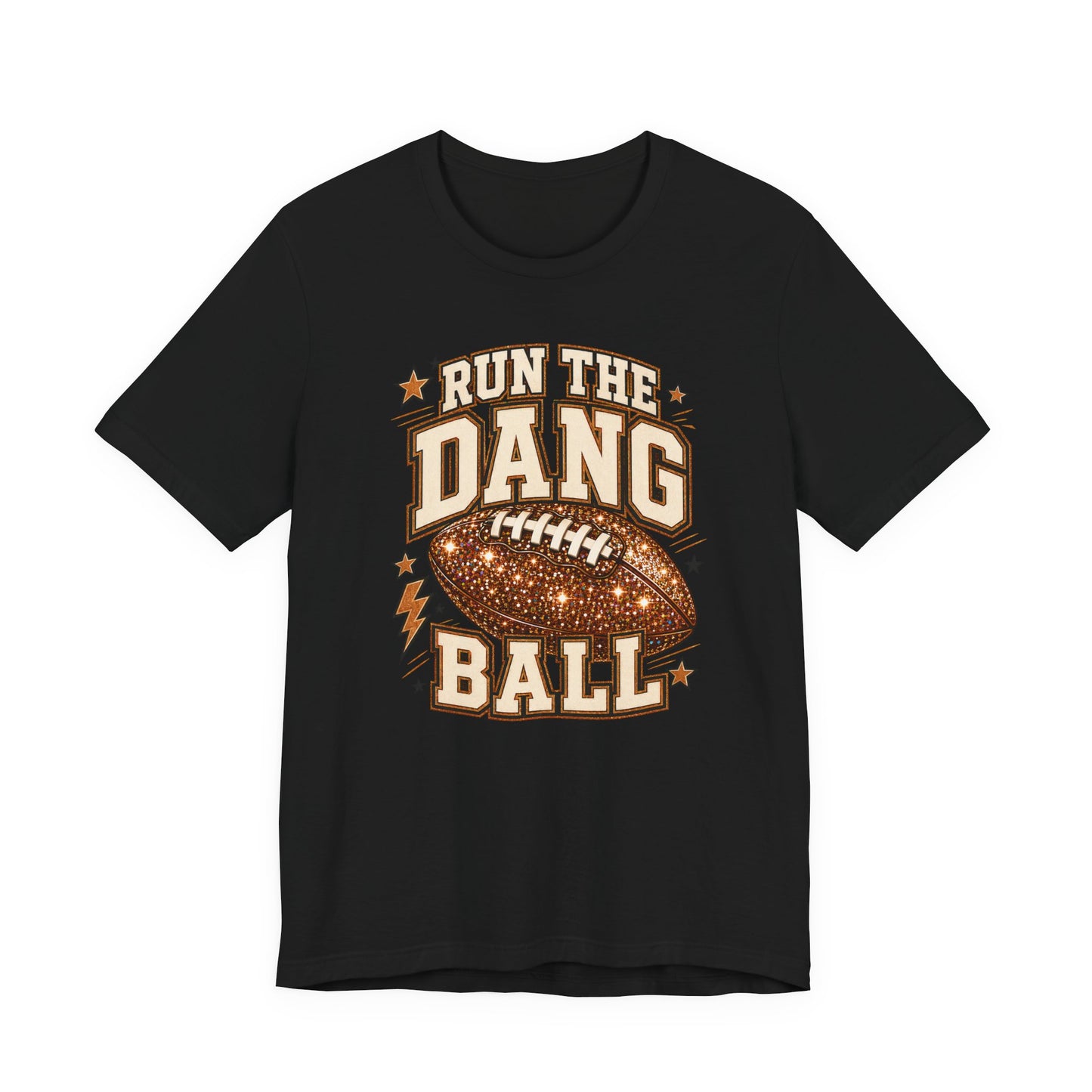 Run the Dang Ball Football T-Shirt — Retro Gridiron Graphic Tee