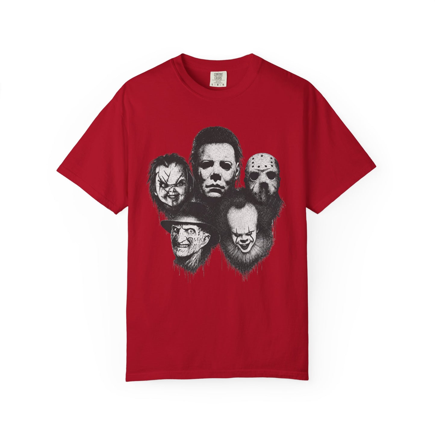 Horror Slasher Masks T-Shirt | Michael Myers, Jason, Freddy, Leatherface