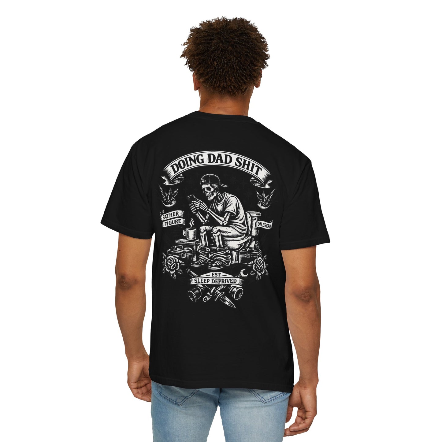 Doing Dad Shit T-Shirt | Dad Life, Retro Tattoo Style