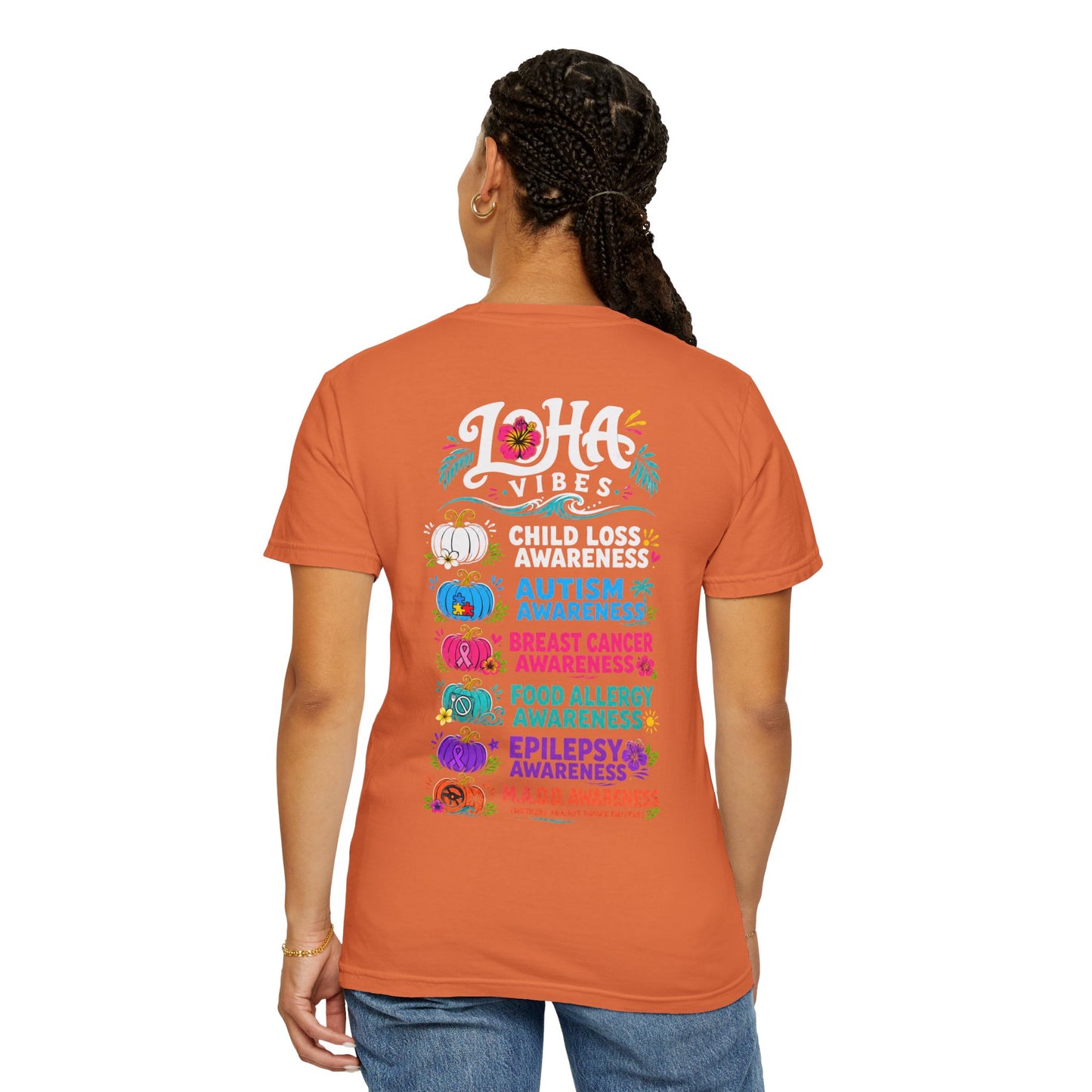 Awareness Pumpkins T-Shirt — Loha Vibes Causes Tee