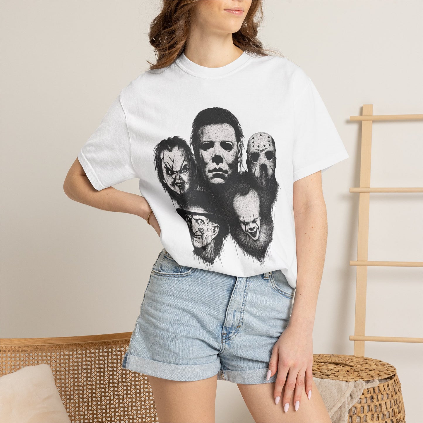 Horror Slasher Masks T-Shirt | Michael Myers, Jason, Freddy, Leatherface