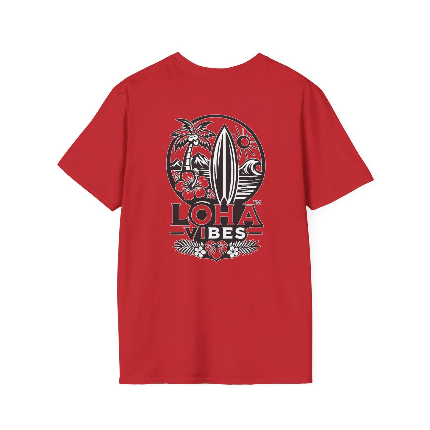 Surf Circle T-Shirt — Loha Surfboard Beach Graphic