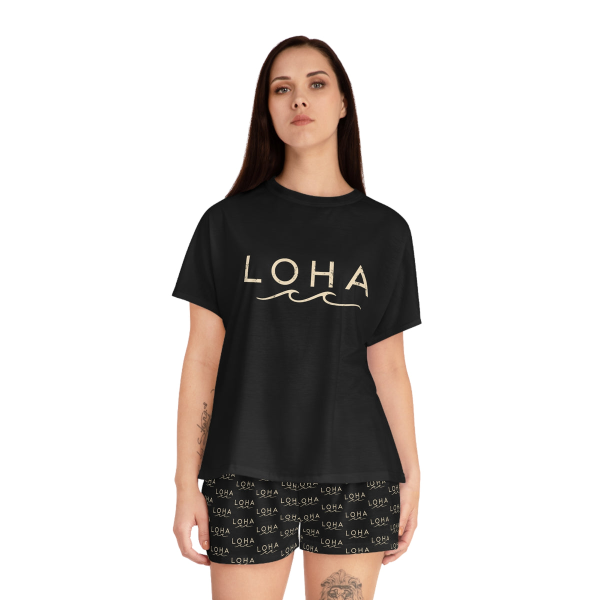 LOHA VIBES | Island Dreamin' Women's Pajama Short Set