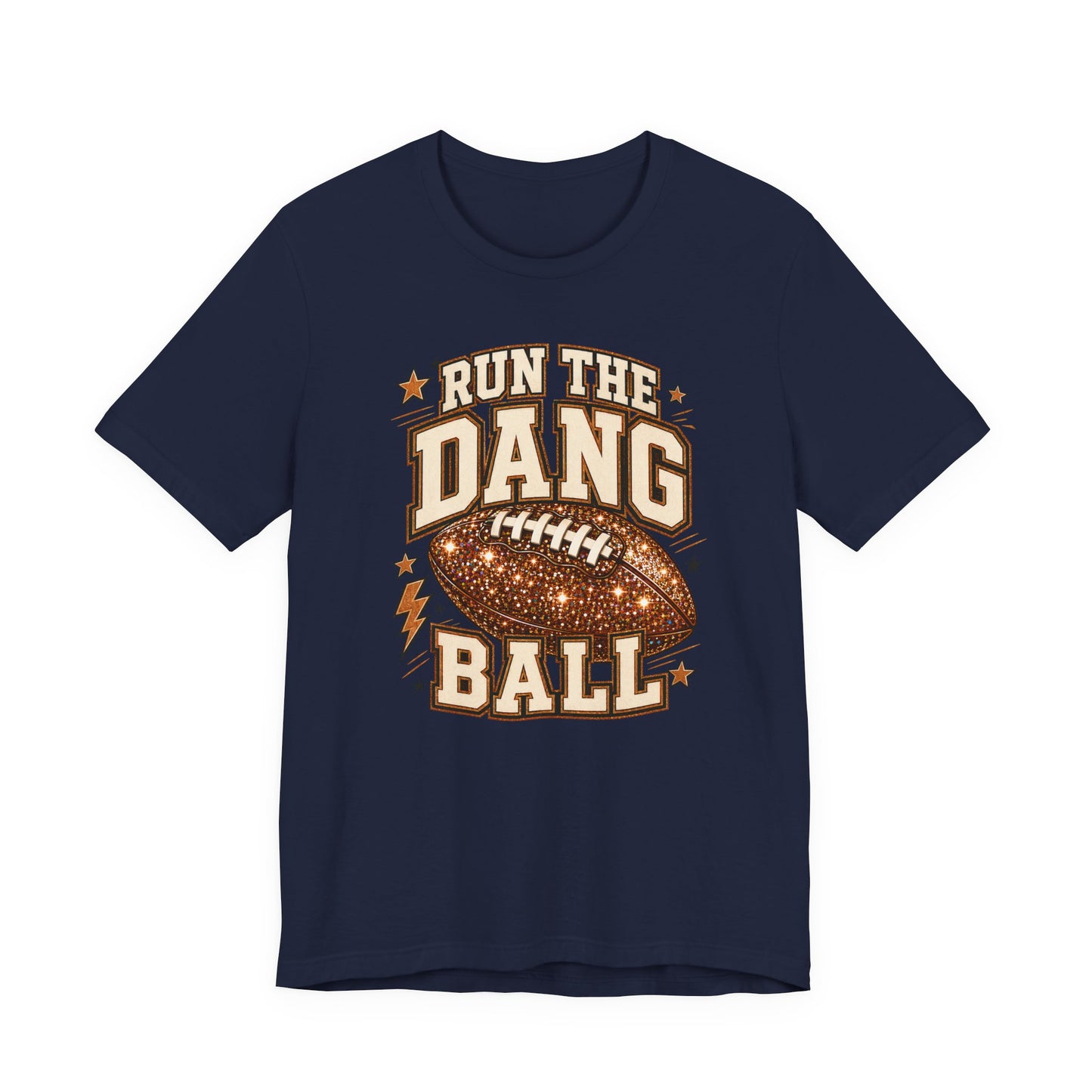 Run the Dang Ball Football T-Shirt — Retro Gridiron Graphic Tee