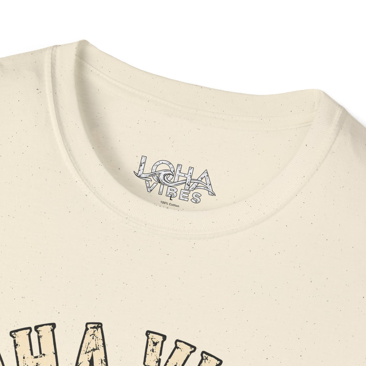 LOHA VIBES Signature Wave Graphic Tee – Coastal Lifestyle T-Shirt