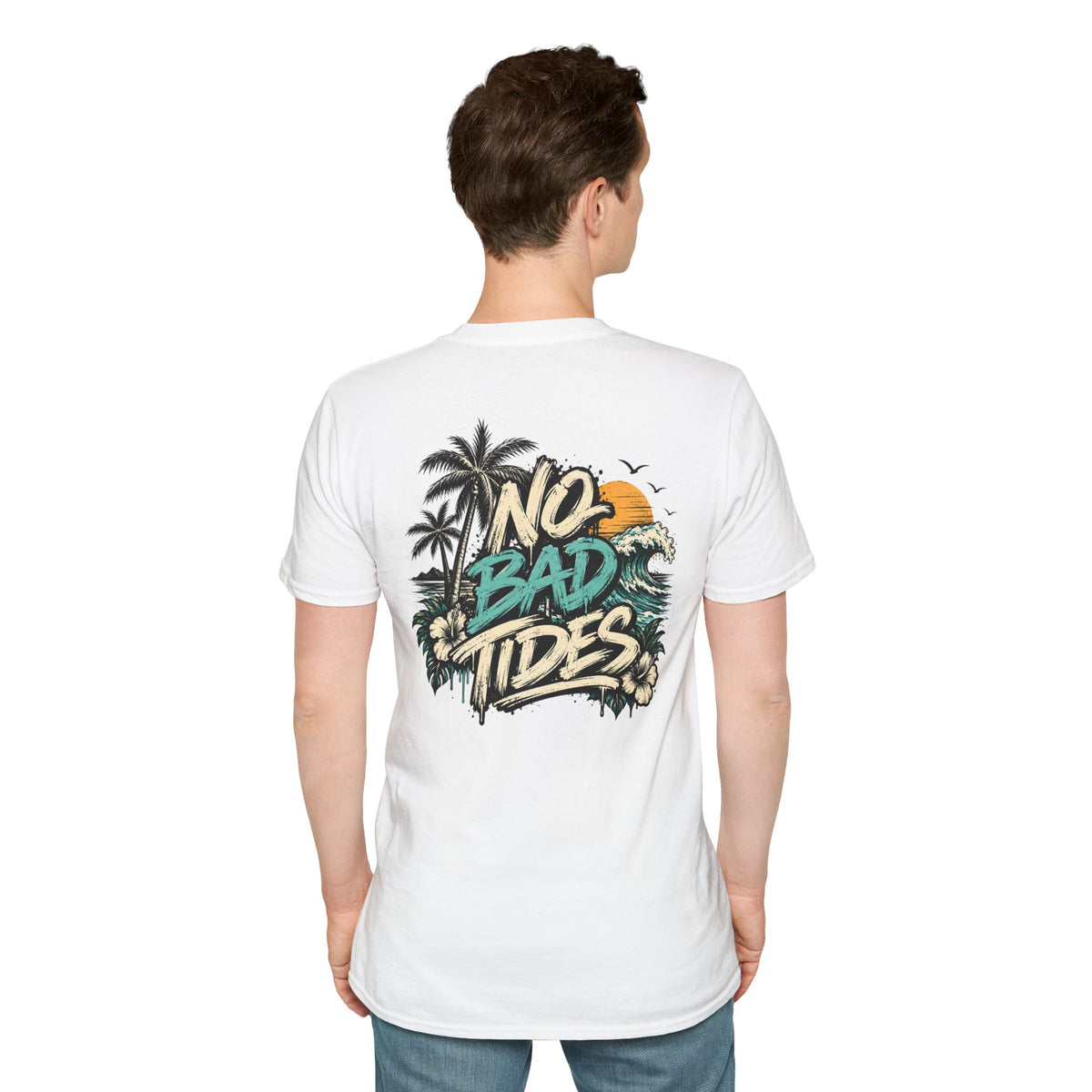 LOHA VIBES - No Bad Tides Beach Vacation T-Shirt