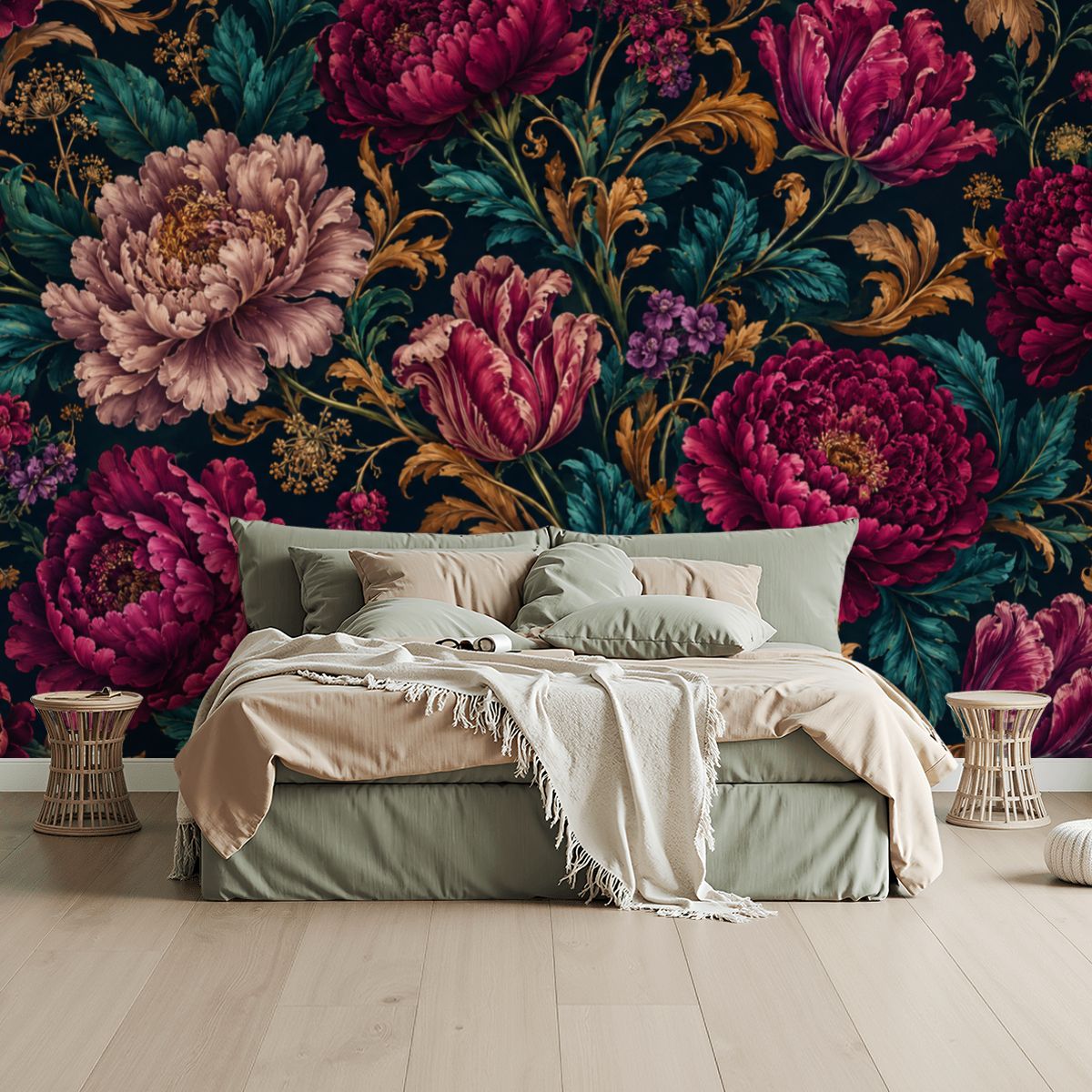 Botanical Mural Wallpaper 144"x100"