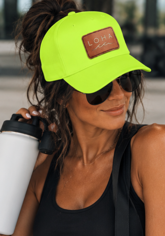 LOHA VIBES | Coastal Drifter Vegan Leather Patch Hat