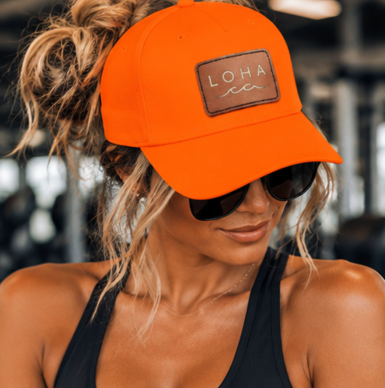 LOHA VIBES | Coastal Drifter Vegan Leather Patch Hat