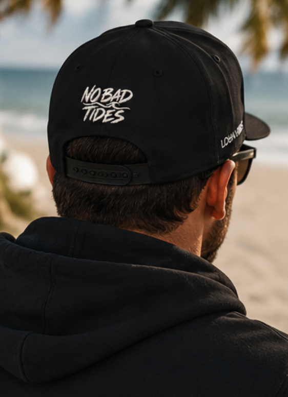 LOHA VIBES | High Tide Embroidered Snapback Hat