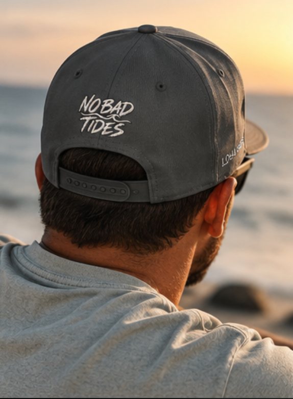 LOHA VIBES | High Tide Embroidered Snapback Hat