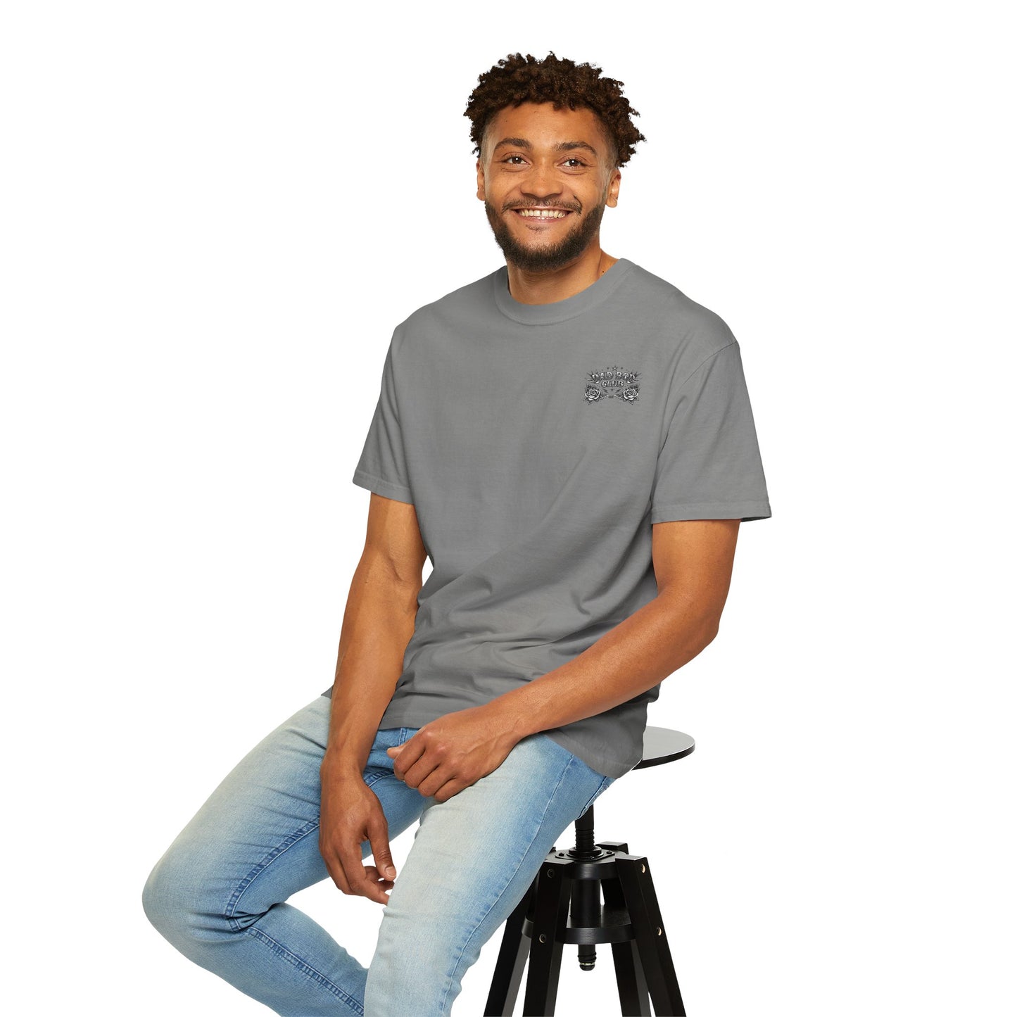 Dad Bod T-Shirt — 'Dad Bod: Taking It Easy' Retro Skull Graphic Tee