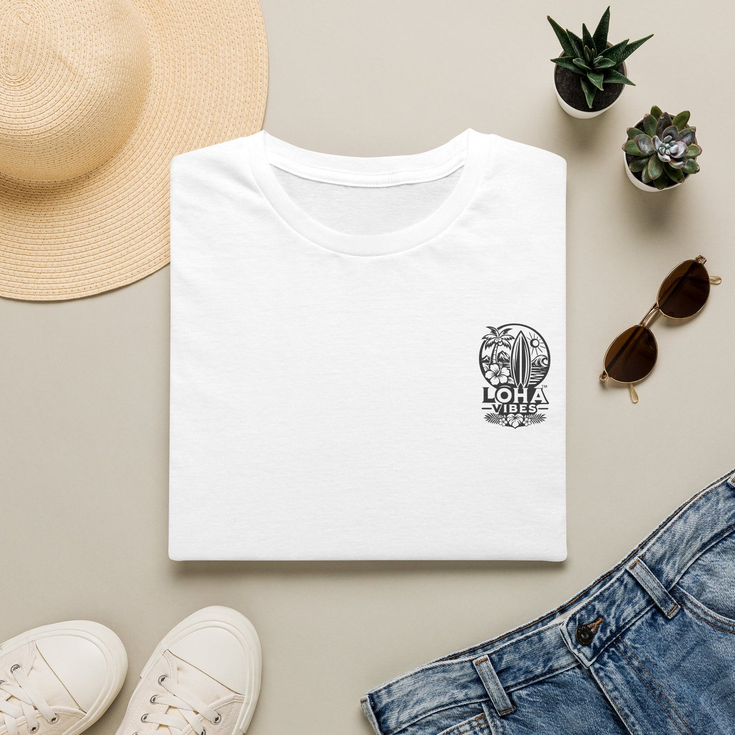Surf Circle T-Shirt — Loha Surfboard Beach Graphic