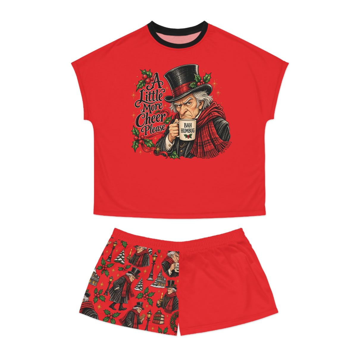 Merry & Moody Christmas Pajama Short Set | Journey London & Co.