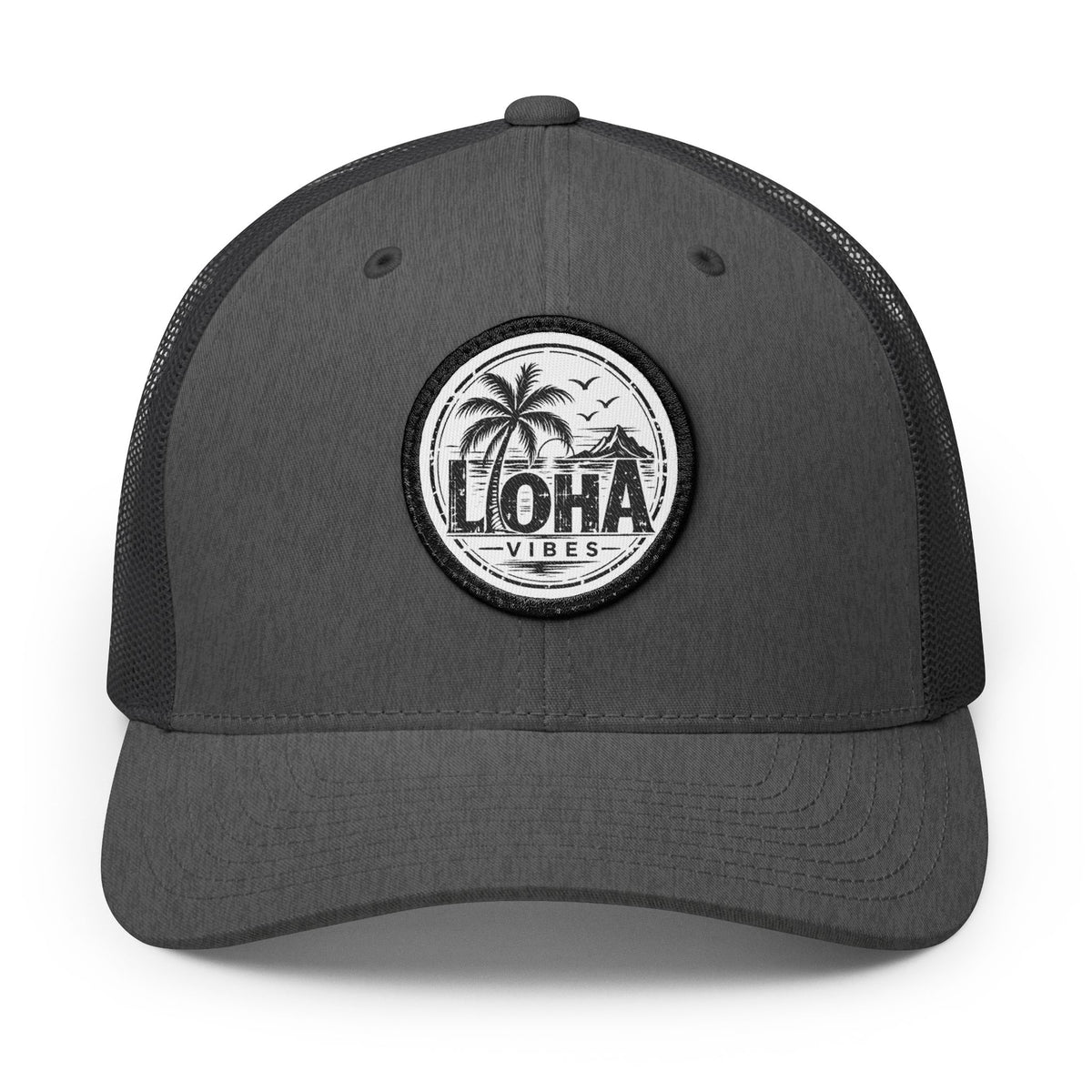 LOHA VIBES | Vintage Island Embroidered Patch Trucker Hat